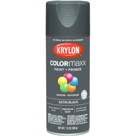 KRYLON Paint Spry Stn Black 12Oz K05557007